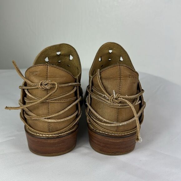 Musse & Cloud Coolise Laser Cut Leather Stud and Harness Detail Ankle Boots 7 - Picture 5 of 12